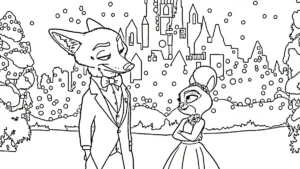 coloriage Disney pour enfant