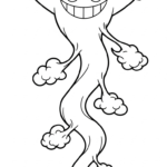 coloriage Gengar gratuit à imprimer