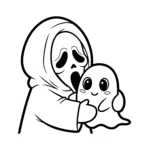 coloriage Ghostface d