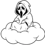 coloriage Ghostface a telecharger