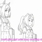 coloriage Haru Urara gratuit