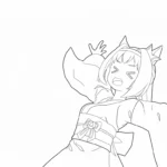 coloriage Haru Urara à imprimer gratuitement pdf