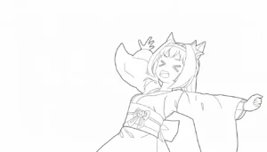 coloriage Haru Urara à imprimer gratuitement pdf