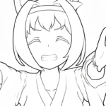 coloriage Haru Urara à imprimer gratuitement pdf