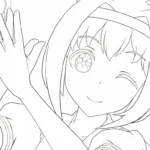 coloriage Haru Urara de pour enfants