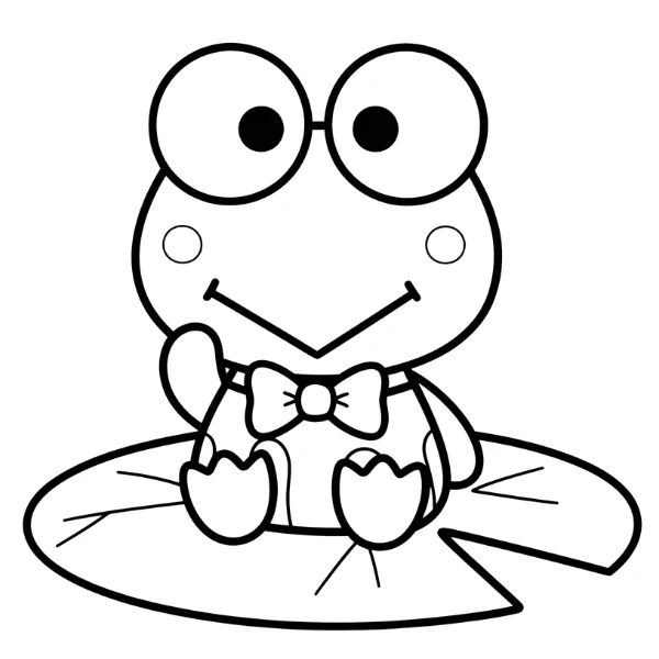 Tranh tô màu Keroppi