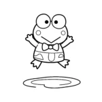 coloriage Keroppi a dessiner en ligne