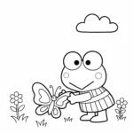 coloriage Keroppi a imprimer gratuit