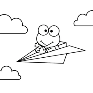 coloriage Keroppi d