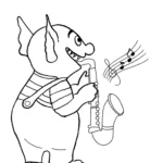 coloriage Le Petit Ogre à imprimer gratuit