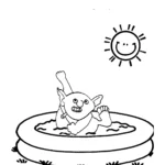 coloriage Le Petit Ogre pour enfant de 5 ans