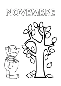 coloriage Le Petit Ogre et découpage à imprimer