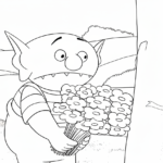 coloriage Le Petit Ogre a colorier en ligne gratuitement