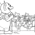 image pour coloriage Le Petit Ogre enfant