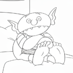 a imprimer coloriage Le Petit Ogre gratuit