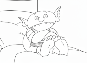 a imprimer coloriage Le Petit Ogre gratuit