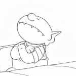 coloriage Le Petit Ogre à imprimer pdf gratuit