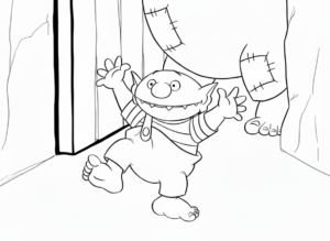 coloriage Le Petit Ogre à imprimer