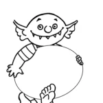 a imprimer coloriage Le Petit Ogre gratuit
