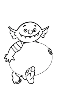 a imprimer coloriage Le Petit Ogre gratuit