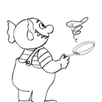 télécharger coloriage Le Petit Ogre gratuit