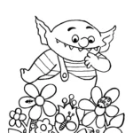 coloriage Le Petit Ogre a dessiner et imprimer