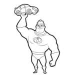 télécharger coloriage Les Indestructibles gratuit