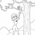 coloriage Les Indestructibles pour enfant de 2 ans