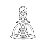 coloriage Les Indestructibles et découpage à imprimer