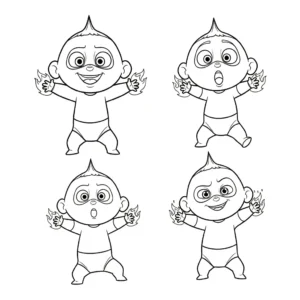 coloriage Les Indestructibles à imprimer gratuitement pdf