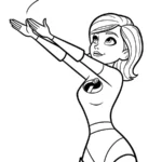 coloriage Les Indestructibles pour primaire