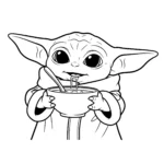 coloriage Mandalorian a dessiner en ligne