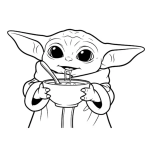 coloriage Mandalorian a dessiner en ligne