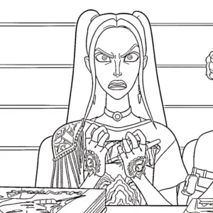 coloriage Mira pour enfant de 4 ans