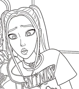 coloriage Mira à imprimer pour enfant de 7 ans