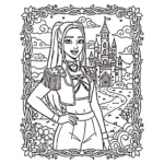 coloriage Mira à imprimer pour enfant de 3 ans