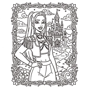 coloriage Mira à imprimer pour enfant de 3 ans