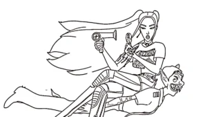 coloriage Mira à imprimer a4