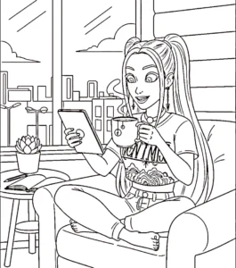 coloriage Mira gratuit en ligne