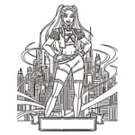 coloriage Mira en ligne