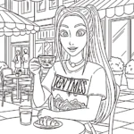 coloriage Mira à imprimer gratuitement pdf