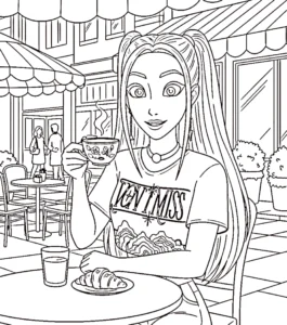 coloriage Mira à imprimer gratuitement pdf