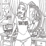 télécharger coloriage Mira gratuit