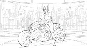coloriage Mira a colorier en ligne