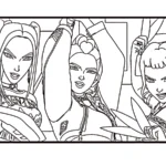 coloriage Mira a imprimer gratuitement