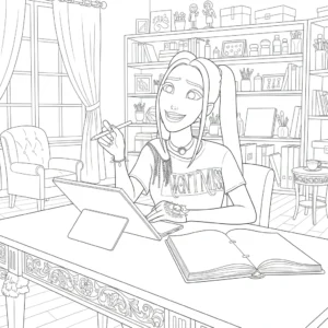 coloriage Mira à imprimer gratuitement