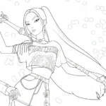 coloriage Mira et decoupage a imprimer gratuit