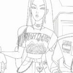 imprimer coloriage Mira gratuit