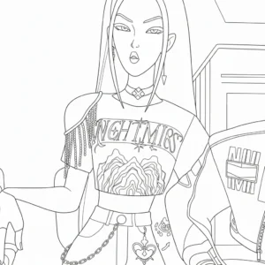 imprimer coloriage Mira gratuit