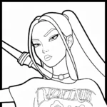 coloriage Mira et dessins